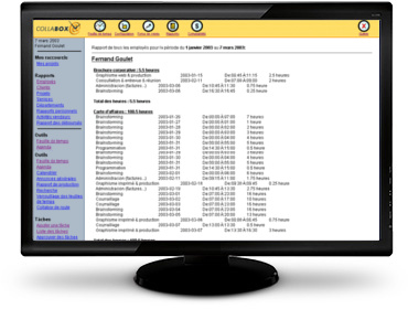 Collabox Software Interface